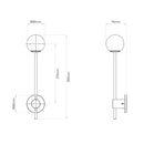 Astro Lighting Orb Single Wall Light | All Square Lighting