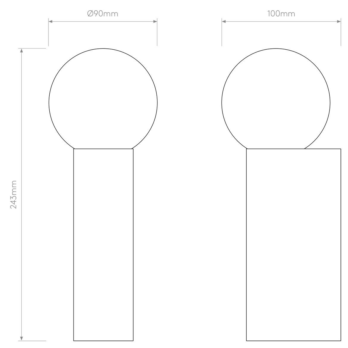 Ortona Single Wall Light