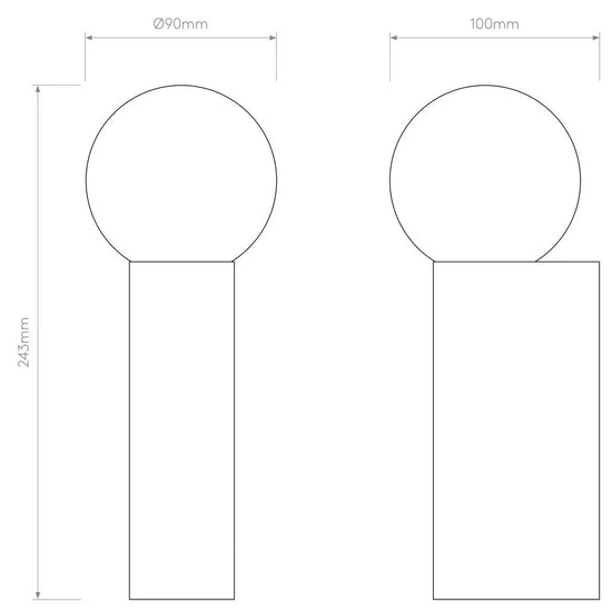 Ortona Single Wall Light