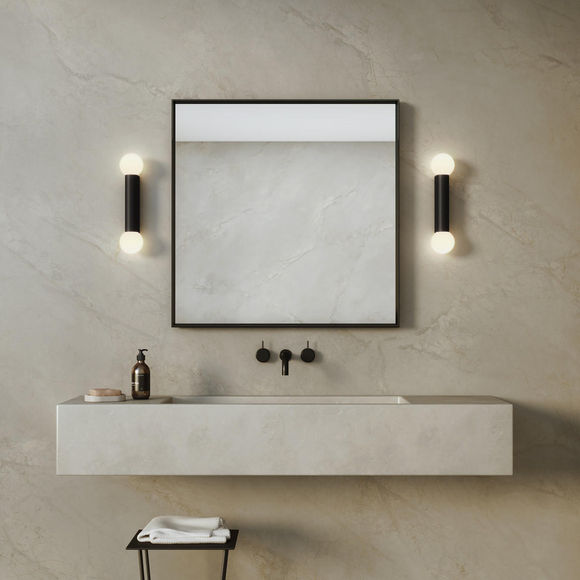 Astro Lighting Ortona Twin Wall Light | All Square Lighting
