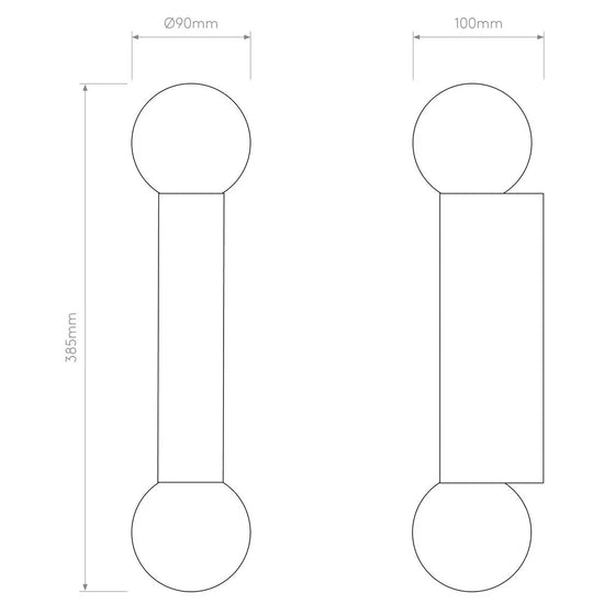 Ortona Twin Wall Light