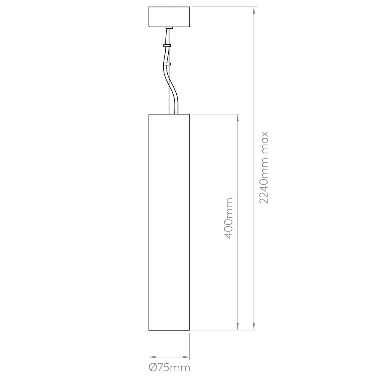 Osca 400 Round Pendant Light