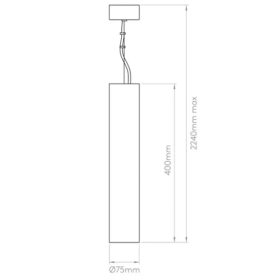 Osca 400 Round Pendant Light