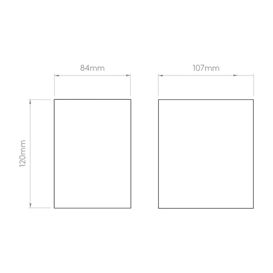 Oslo 120 Concrete LED Wall Light