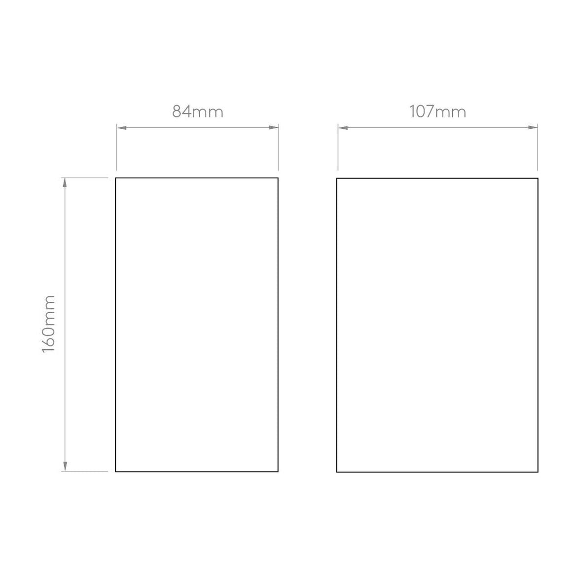 Oslo 160 Concrete LED Wall Light