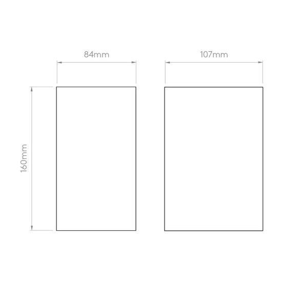 Oslo 160 Concrete LED Wall Light