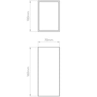 Astro Lighting Oslo 160 LED Wall Light | All Square Lighting