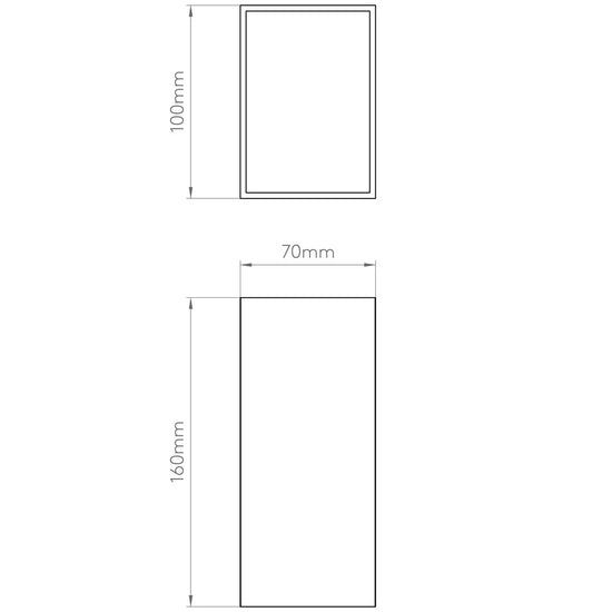 Oslo 160 LED Wall Light