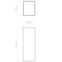 Astro Lighting Oslo 255 LED Wall Light | All Square Lighting