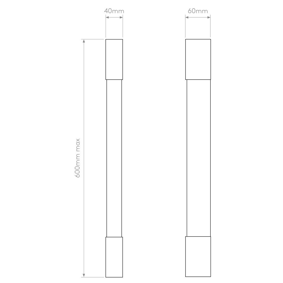 Palermo 600 LED Wall Light