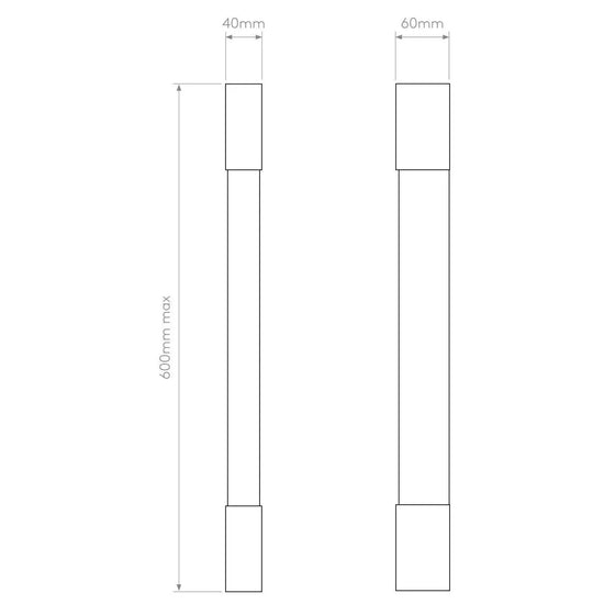 Palermo 600 LED Wall Light