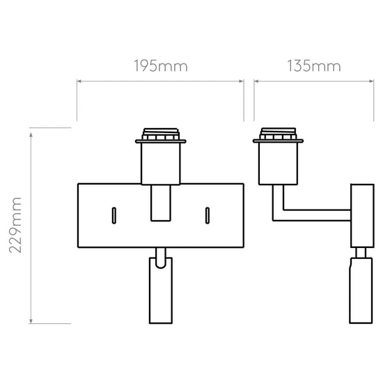 Park Lane Reader Wall Light