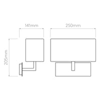 Astro Lighting Park Lane Wall Light | All Square Lighting
