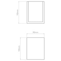 Astro Lighting Parma 110 Wall Light | All Square Lighting