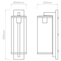 Astro Lighting Pimlico 500 Wall Light | All Square Lighting