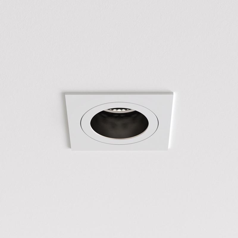 Pinhole Slimline Square Fixed Fire-Rated IP65 Downlight