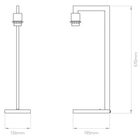 Astro Lighting Ravello Table Lamp | All Square Lighting