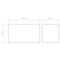 Astro Lighting Rectangle 285 Shade | All Square Lighting