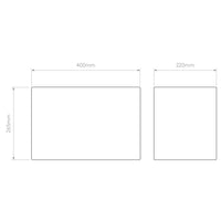 Astro Lighting Rectangle 400 Shade | All Square Lighting