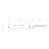 Astro Lighting Renoir 350 Picture Light | All Square Lighting