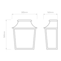 Astro Lighting Richmond 285 Wall Light | All Square Lighting
