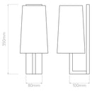 Astro Lighting Riva 350 Wall Light | All Square Lighting