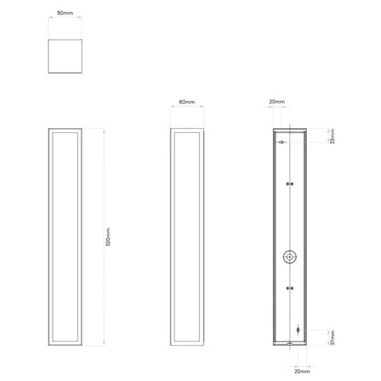 Salerno 520 LED Wall Light