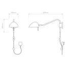 Astro Lighting Serge Plug-In Wall Light | All Square Lighting