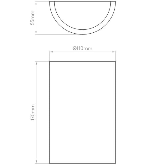 Serifos 170 LED Wall Light