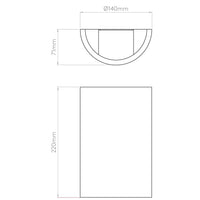 Astro Lighting Serifos 220 Wall Light | All Square Lighting