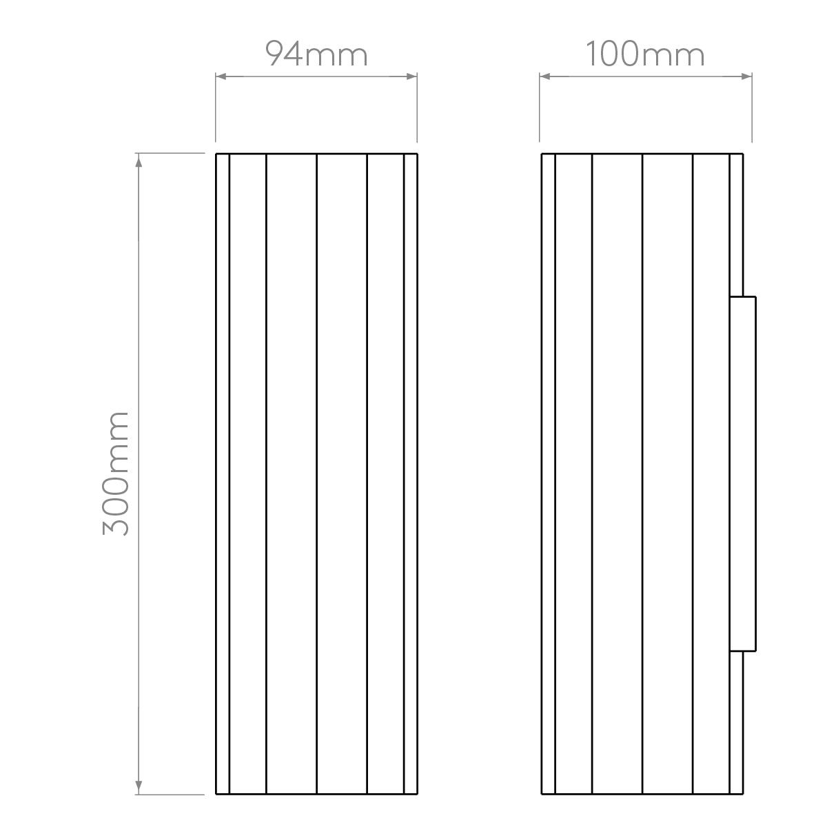 Astro Lighting Shadow 300 Wall Light | All Square Lighting