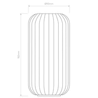 Astro Lighting Tacoma Reed Ribbed Glass Shade | All Square Lighting