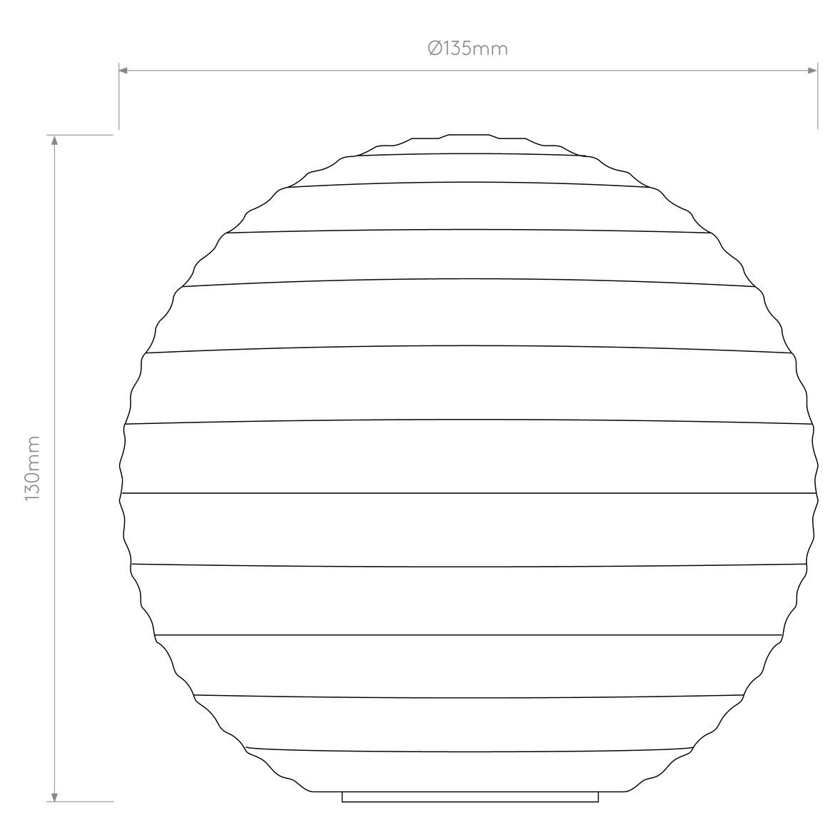 Tacoma Ribbed Glass Shade