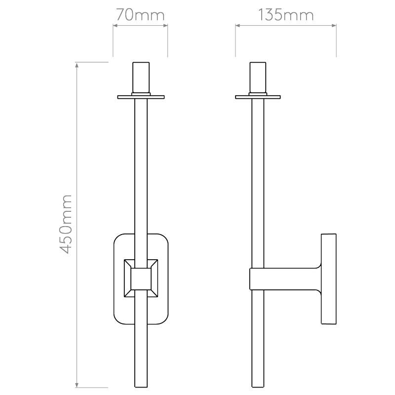 Astro Lighting Tacoma Single Grande Wall Light | All Square Lighting