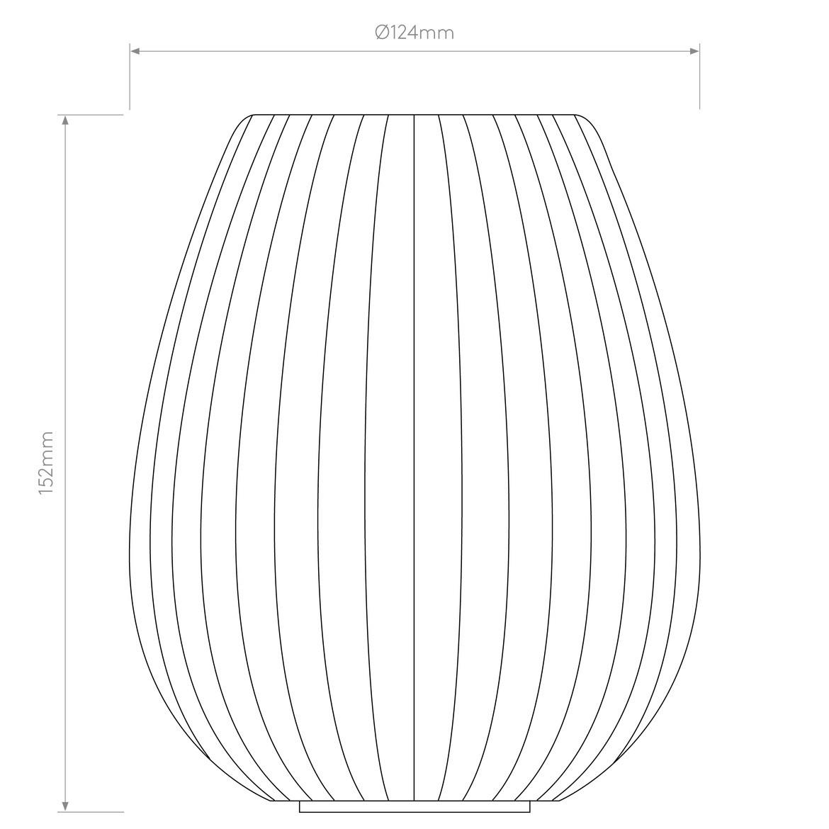 Tacoma Tulip Ribbed Glass Shade