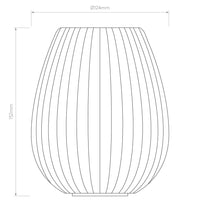 Astro Lighting Tacoma Tulip Ribbed Glass Shade | All Square Lighting