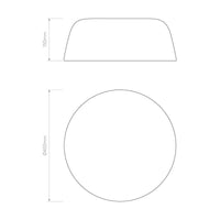 Astro Lighting Taiko 400 Ceiling Light | All Square Lighting
