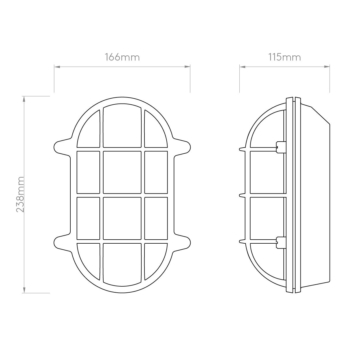 Thurso Oval Wall Light
