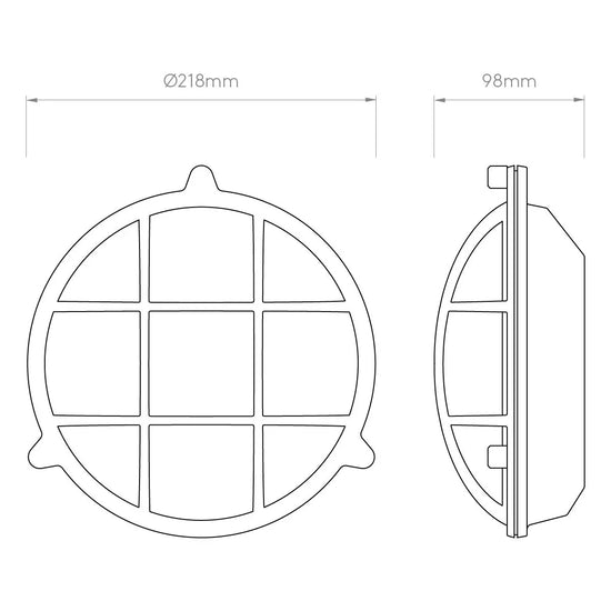 Thurso Round Wall Light
