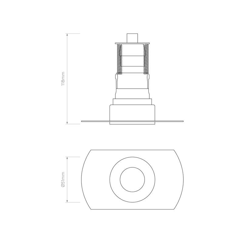 Trimless Mini Downlight