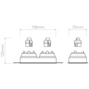 Astro Lighting Trimless Round Twin Adjustable Downlight | All Square Lighting