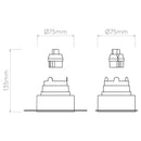 Astro Lighting Trimless Slimline Round Fixed Fire-Rated IP65 Downlight | All Square Lighting