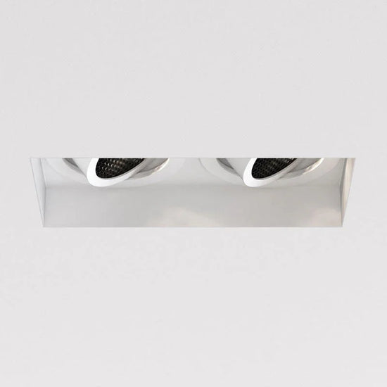 Trimless Square Twin Adjustable Downlight
