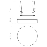 Astro Lighting Vancouver Round Ceiling Light | All Square Lighting