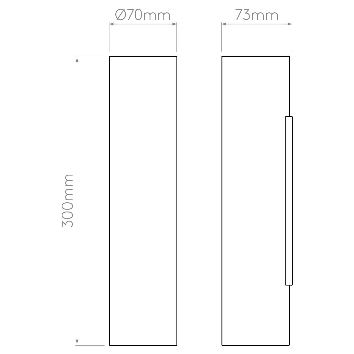 Yuma 300 LED Wall Light