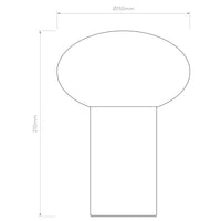 Astro Lighting Zeppo Portable Table Lamp | All Square Lighting