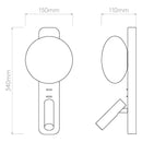 Astro Lighting Zeppo Reader Wall Light | All Square Lighting