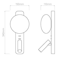 Astro Lighting Zeppo Reader Wall Light | All Square Lighting