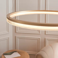Helio Ripple Hoop Pendant Light