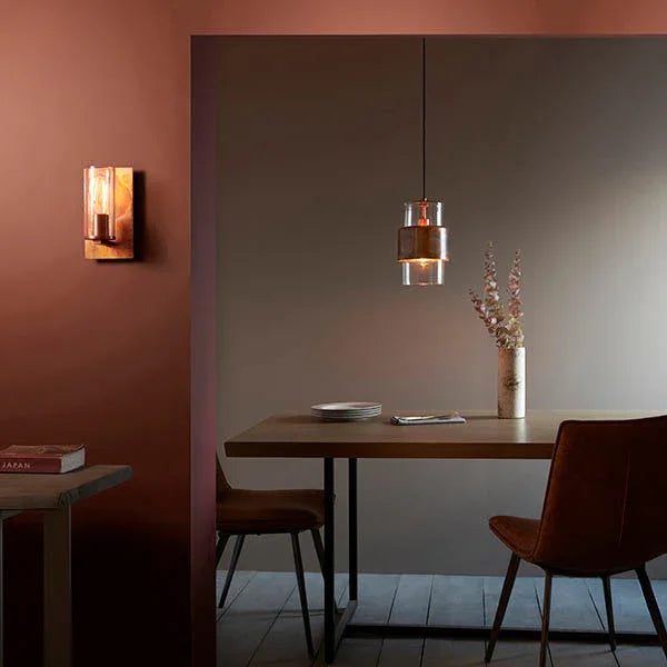 Helix Textured Wall Light